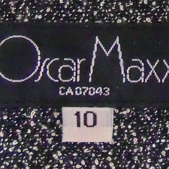 Vintage Black and Grey Suit Jacket - Size 10 - Picture 7 of 7